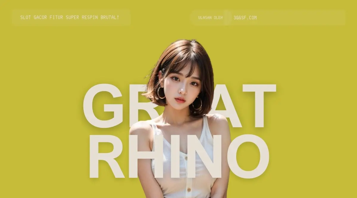 Great Rhino: Slot Paling Gacor, Worth Buat Spin?